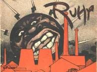 Soldados franceses no campo de prisioneiros de  guerra de Luckenwalde