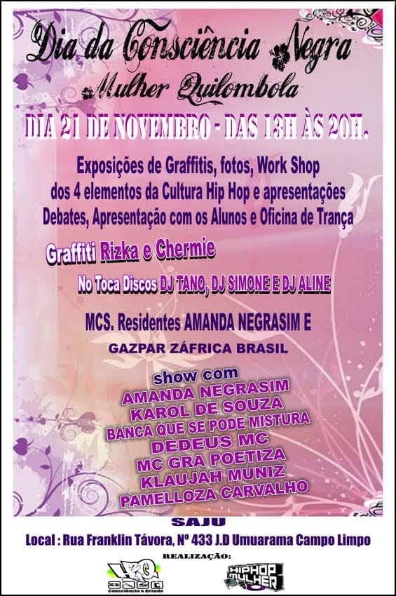 FLYER_MULHER_QUILOMBOLA