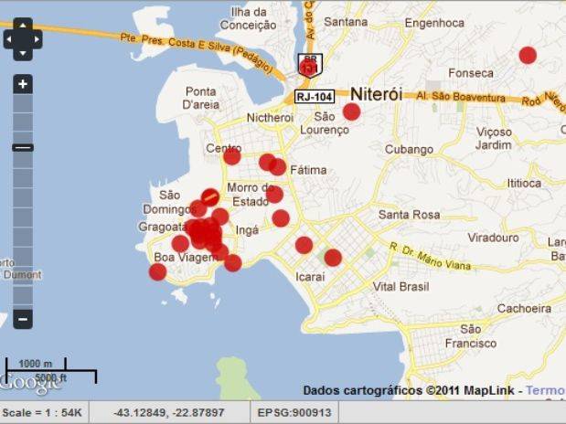 mapa da violencia niteroi