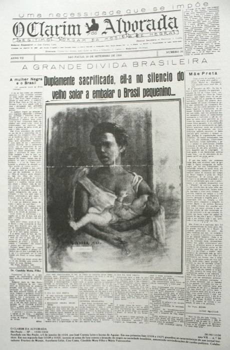 clarim alvorada - frente negra brasileira