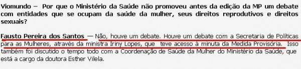 nao houve debate mp 557