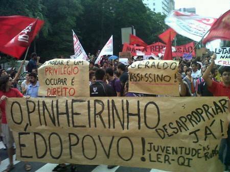 pinheirinho protesto no pais