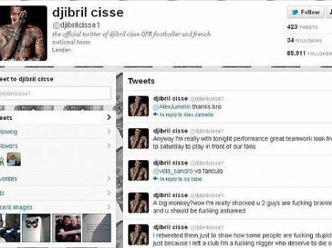 Djibril Cisse twitter
