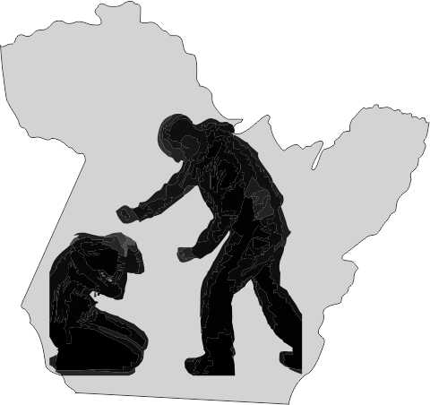 Violecia contra mulher para