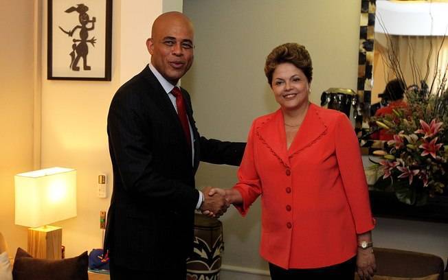 dilma no haiti