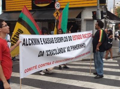 marcha contra o racismo