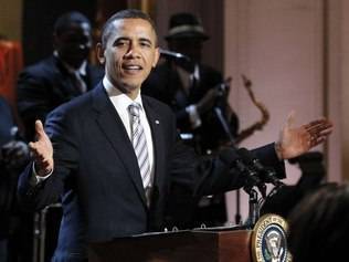 obama canta na casa branca