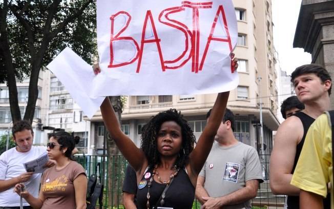 passeata contra o racismo