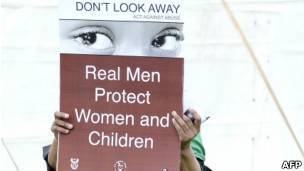 cartaz abusos africa sul