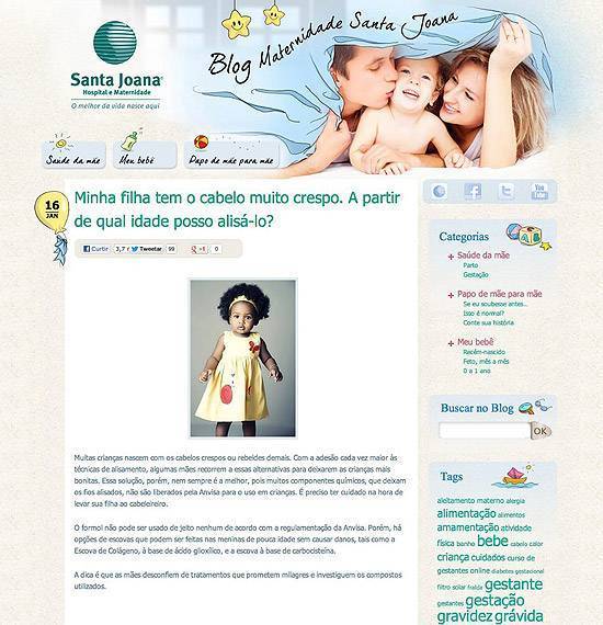 maternindade santa joana racismo