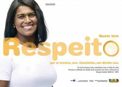 quem tem respeito usa camisinha