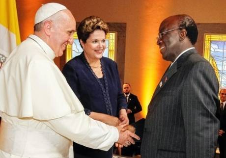 papa dilma e barbosa