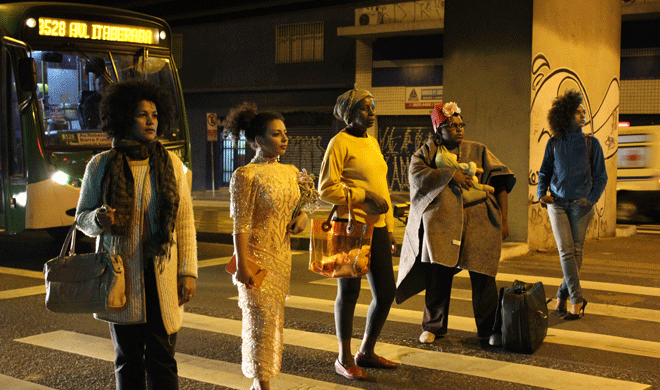 os-crespos intervenção-artistica