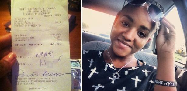 Garçonete vítima de racismo ganha R$ 21 mil de gorjetas em campanha online