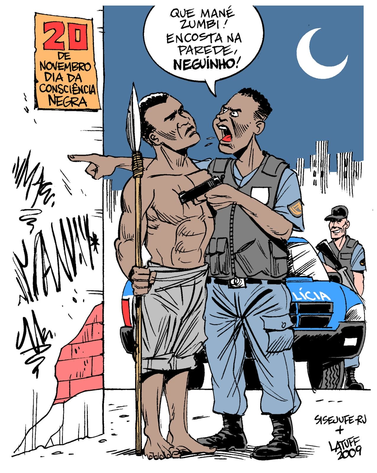 latuff zumbi dia da consc negra
