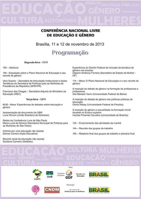 Conferência Nacional Livre de Educação e Gênero