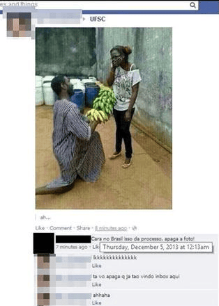 dce ufsc imagem racista 