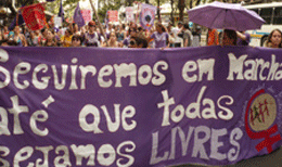 Neste sábado, Marcha Mundial das Mulheres levará para as ruas a luta pela reforma política