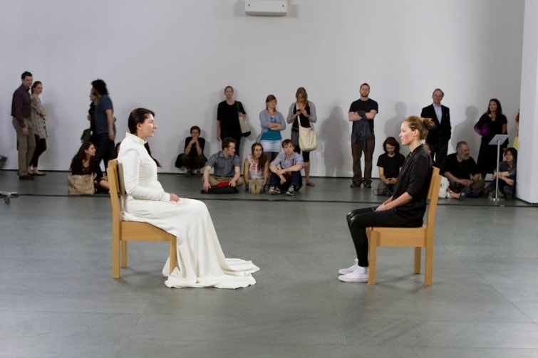 A artista sérvia Marina Abramovich