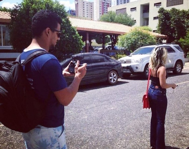 Preparação para experimento que relata assédio contra mulheres nas ruas de Teresina / Foto: O Olho