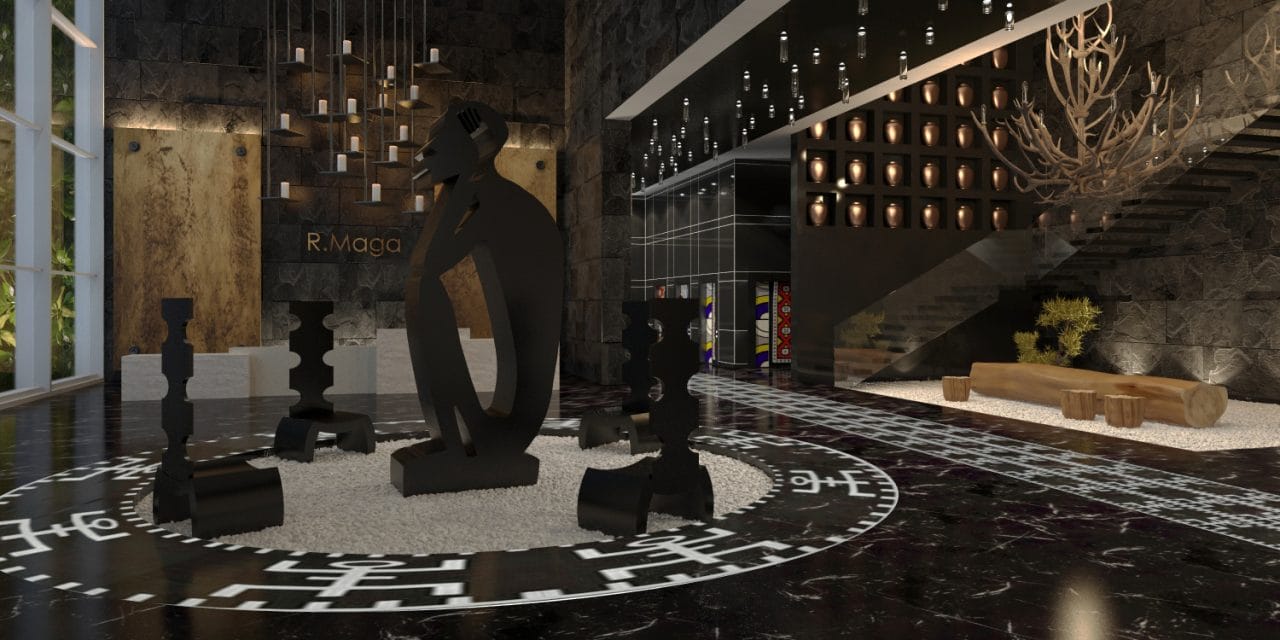 Angolan Hotel, Lobby Designed by Indira Lourenco