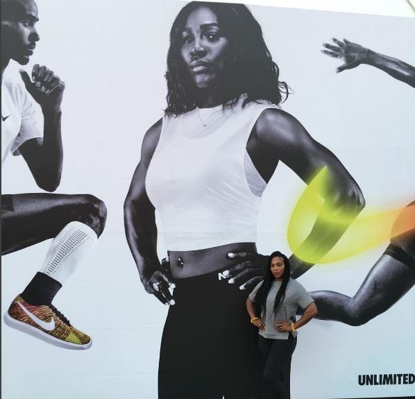 Serena Williams cabelo