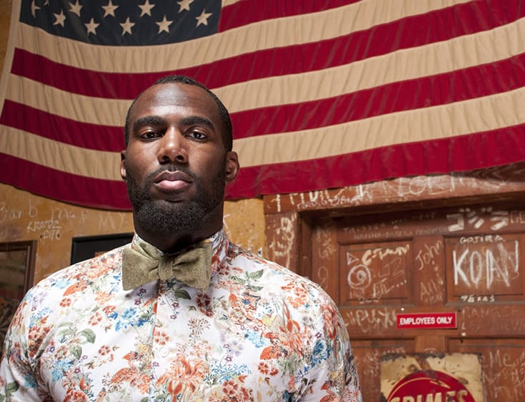 Photographs for the fall look book for Rock Avenue Bow Ties by Malcolm Jenkins.