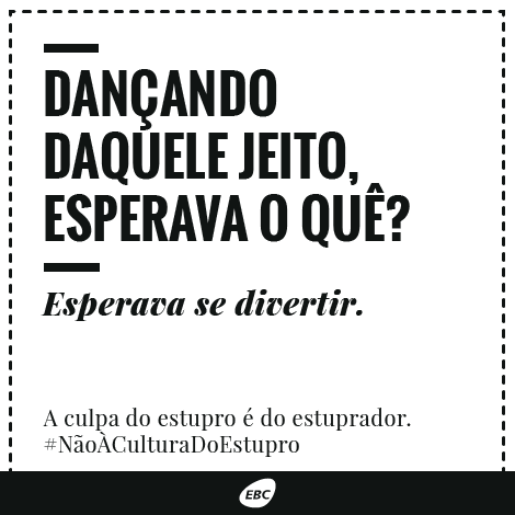 A culpa do estupro é do estuprador