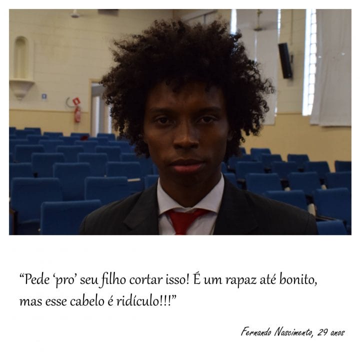 ‘Isso é cabelo de gente?’