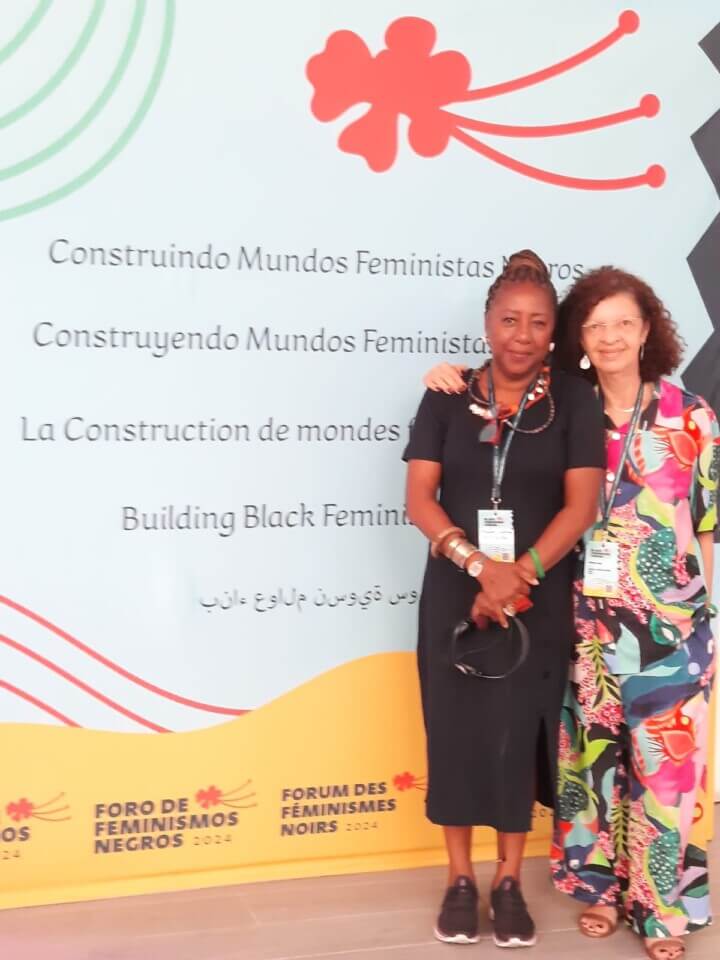 Nilza e Maria Sylvia no Fóro de Feminismo Negro